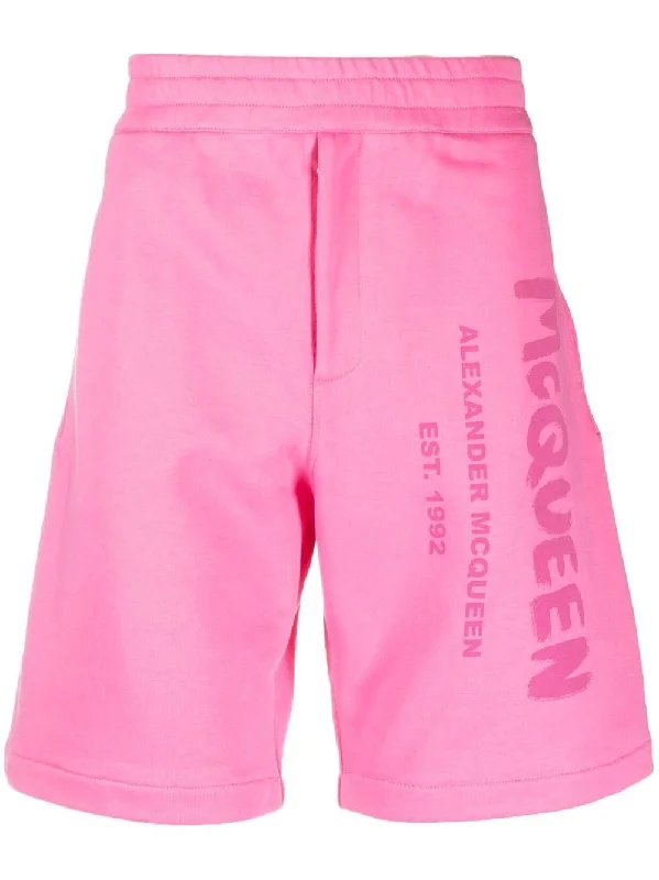 Alexander Mcqueen Men's Shorts pink