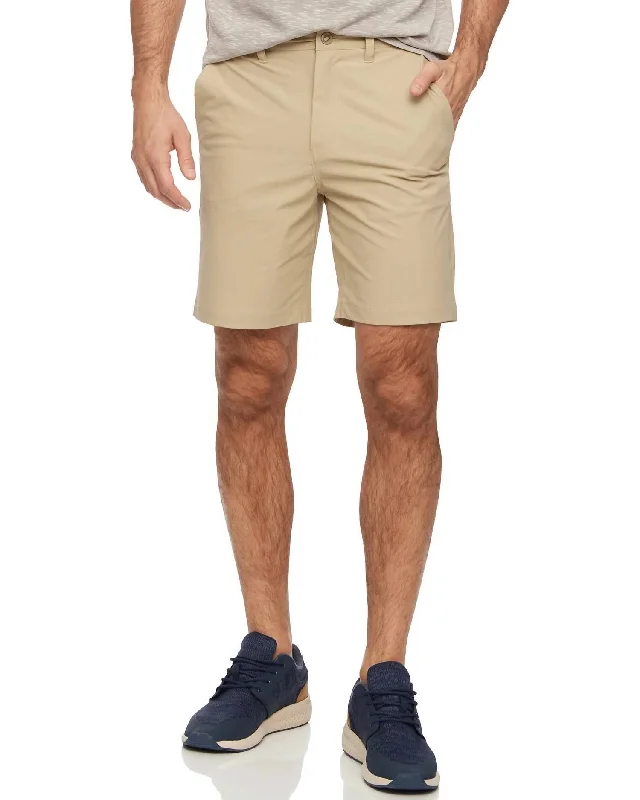 Any-Wear Stretch Short In Beige