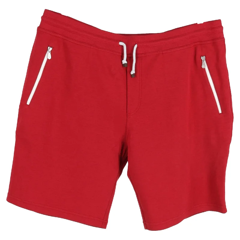 Brunello Cucinelli Shorts in Red Cotton