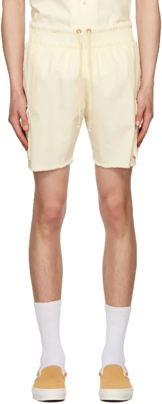 Cargo Short In Ivory Stone