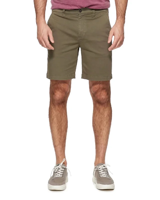 Catskill Garment Dyed Short In Light Army Green