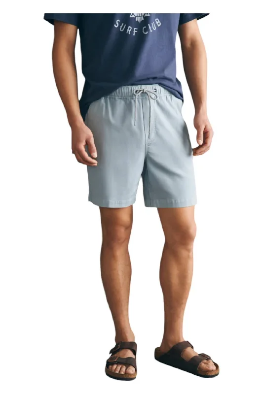 Essential Drawstring Short In Rocky Grey