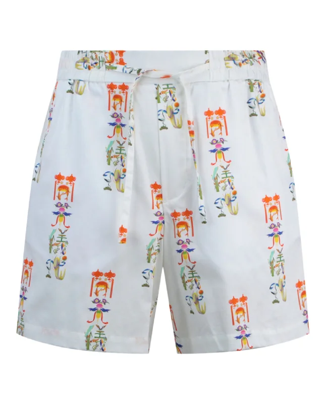 Graphic Print Shorts