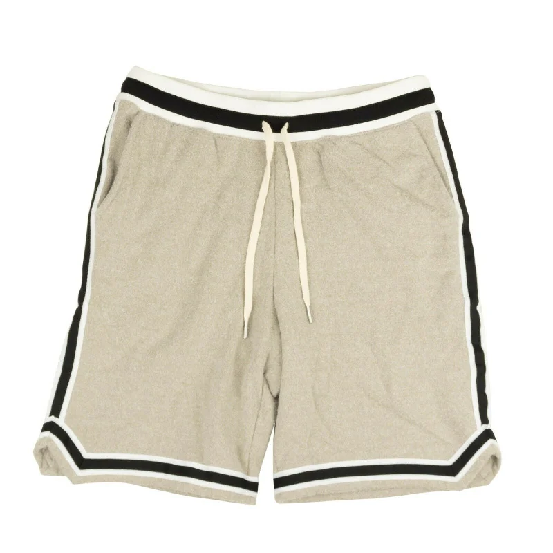 John Elliott Fur Terry Game Shorts - Wheat