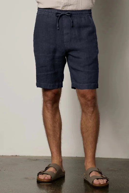 Jonathan Drawstring Short In Navy