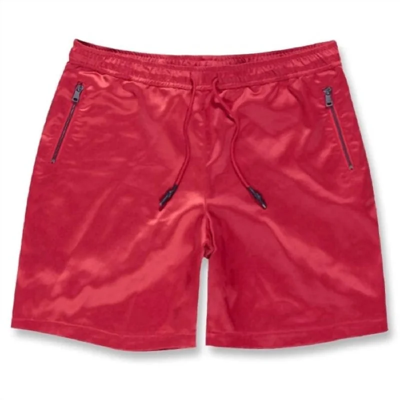 Men's Athletic Lux Short In Red