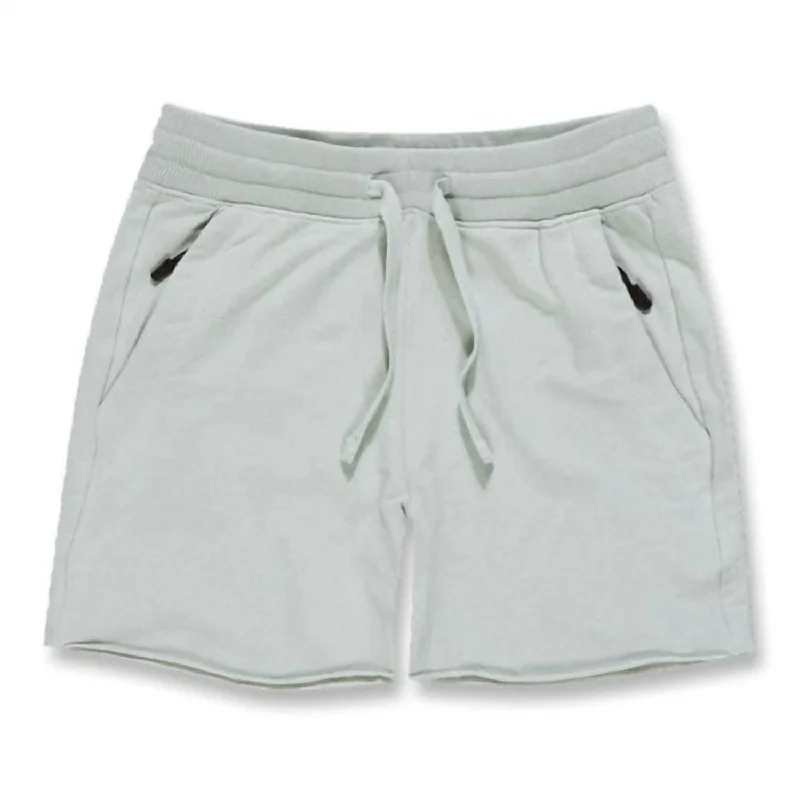 Men's Athletic Summer Breeze Knit Short In Green Land