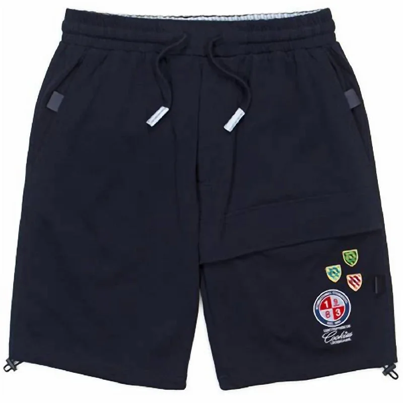 Men's Corsica Jersey Knit Shorts In Navy