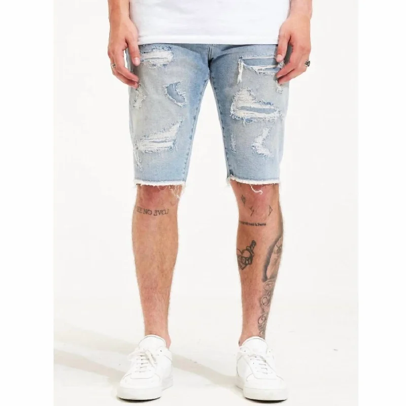 Men's Embellish Sunset Short In Light Blue