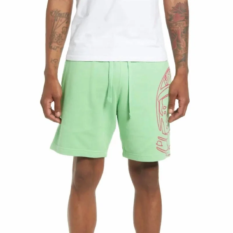 Men's Helmet Shorts In Summer Green