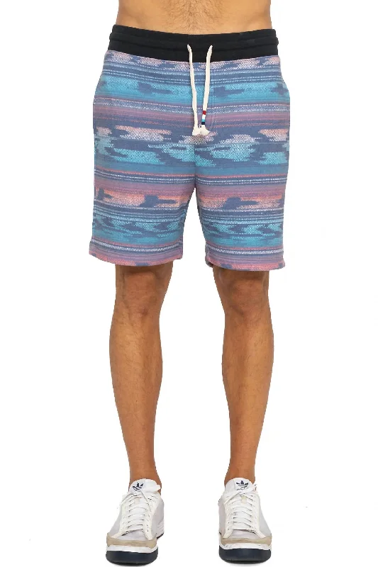 Mens Madrugada Short In Blue Multi