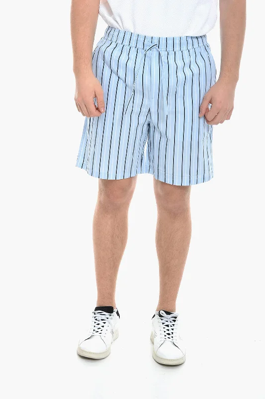 Samsoe Samsoe Awning Striped DEVON Shorts with Drawstring Waist